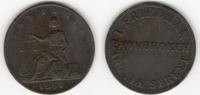Australia 1/2 Penny token -