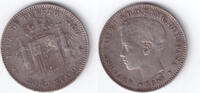 Puerto Rico 20 Centavos 1895 KM.22 vz 150,00 EUR  zzgl. 22,00 EUR Versand