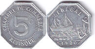 Senegal 5 Centimes Rufisque 1920 unz 400,00 EUR  zzgl. 22,00 EUR Versand