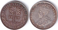 British West Africa 2 Shilling 1917h unz 100,00 EUR  zzgl. 22,00 EUR Versand