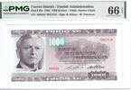 Faroe Island 1000 kroner 1994 Pmg 66