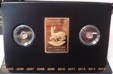 Gabun 1000 Francs 2014 Investment Coin Set. #59 Polierte Platte.