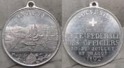 Schweiz Aluminiummedaille 1892 Genf - Zum Gedenken an die Bundesparteibe... 55,00 EUR Differenzbesteuert nach §25a UStG zzgl. 5,00 EUR Versand