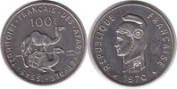 Französische Kolonien Probe 100 Francs Afars & Issas Probe 100 Francs 1970