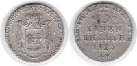 Altdeutschland 1/3 Taler Waldeck Georg Heinrich 1/3 Taler 1824 FW