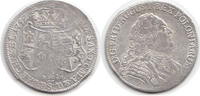 Altdeutschland 1/3 Taler Sachsen-Albertinische Linie Friedrich August II. 1/3 Taler 1752, Dresden