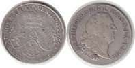 Pfalz-Sulzbach 1/2 Taler Karl Theodor 1/2 Taler 1765 AS, Mannheim