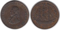 Grossbritannien Halftoken Segelschiff Image