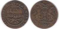 Polen Groschen Danzig unter Preussischer Herrschaft 1809 M Изображение