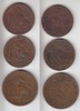 Belgien 5 & 10 Centimes Leopold I. 5 & 10 Centimes 1832, 1847 und 1852 (3 Stück)