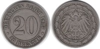 Kaiserreich 20 Pfennig 20 Pfennig 1892 J