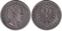 Kaiserreich 5 Mark Bayern Ludwig II. 5 Mark 1874 D