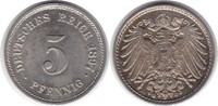 Kaiserreich 5 Pfennig G