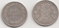 Belgien, Königreich 5 Francs 2 Stück