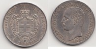 Griechenland 5 Drachmen Georg I. 1863 - 1913