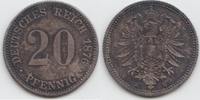Deutsches Kaiserreich 20 Pfennig Wilhelm I. (1871-1888) -