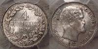 Denmark 4 Skilling PCGS MS 64. -
