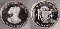 Gabun 1000 Francs American Eagle - Walking Liberty. #36 -