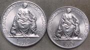 Italien- Königreich 5 und 10 Lire 2 Stück. -