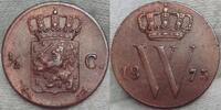 1/2 Cents 1875 Niederlande - Königreich  Sehr schön - vorzüglich.
