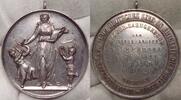 Erzgebirge Tragbare Silbermedaille Winzige Kratzer. -