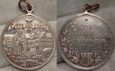 Sachsen-Leipzig, Stadt Versilberte Medaille. -