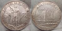 Belgien 50 Francs Eisenbahn. -
