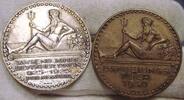 Köln, Stadt Bronzemedaille und versilberte Medaille -