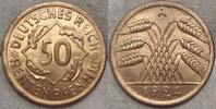 Weimarer Republik 50 Pfennig -