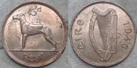 Irland 6 Pence Kleine Fleck. -