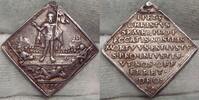 Ungarn Klippenförmige Silbermedaille Von Fueszl. Henkelspur. Osterpfennig. -