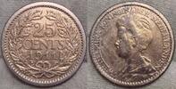 Niederlande - Königreich 25 Cents Berieben. -