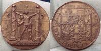 Tschechoslowakei Bronzemedaille Winzige Randfehler. -