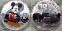 Frankreich 10 Euro Mickey Mouse i.Wandel d. Zeit. -