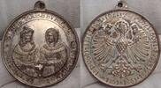 Haus Habsburg Versilberte Bronzemedaille -