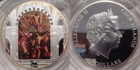 Cook Inseln 20 Dollars Masterpieces of Art Resurrection of Christ by Tintoretto. -