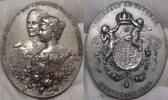 Wied-Neuwied Ovale Zinnmedaille Kleine Kratzer und Randfehler. -