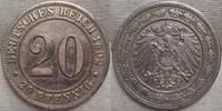 Deutschland 20 Pfennig Winzige Randfehler. -