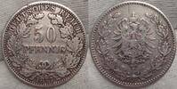 Kaiserreich 50 Pfennig Kleiner Kratzer, winziger Randfehler. -