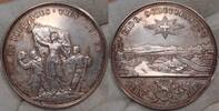 Schweiz-Bern Silbermedaille Schöne Patina.Minimal berieben.Von Durussel. -