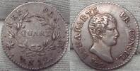Frankreich 1/4 Franc Schöne Patina.Kleiner Kratzer. -