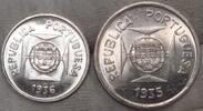 Portugiesisch-Indien 1/2 und 1 Rupie Prachtexemplar. 2 Stück. -