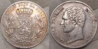 Belgien,Königreich 2 1/2 Francs Winziger Randfehler. -