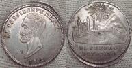 Bolivien Silbermedaille zu 1 Sol 1852 El Pueblo Potsino. Fast vorz&uuml;glich. 185,00 EUR  zzgl. 5,00 EUR Versand
