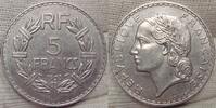 Frankreich 5 Francs 1933 Probe - Essai. Vorz&uuml;glich. 225,00 EUR  zzgl. 5,00 EUR Versand