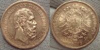 W&uuml;rttemberg 20 Mark 1872 F Winziger Randfehler. Sehr sch&ouml;n - vorz&uuml;glich. 1095,00 EUR kostenloser Versand