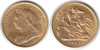 Grossbritannien Half Sovereign Victoria Gold Half Sovereign 1901 Image