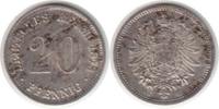 Kaiserreich 20 Pfennig 20 Pfennig 1873 G