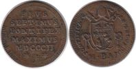 Italien Mezzo Baiocco Kirchenstaat Pio VII. Mezzo Baiocco 1802 -
