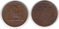 Belgien 2 Centimes Belgien, Königreich Leopold I. 1830-1865 2 Centimes 1844